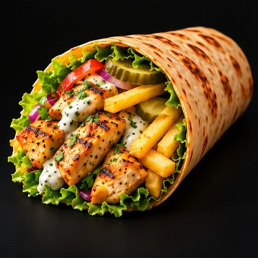 Sheesh Tawook wrap